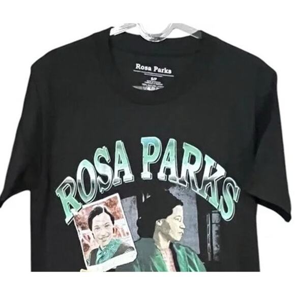 Rosa Parks One Person Can Change The World Graphic T Shirt Tee S Black Green - Picture 3 of 15